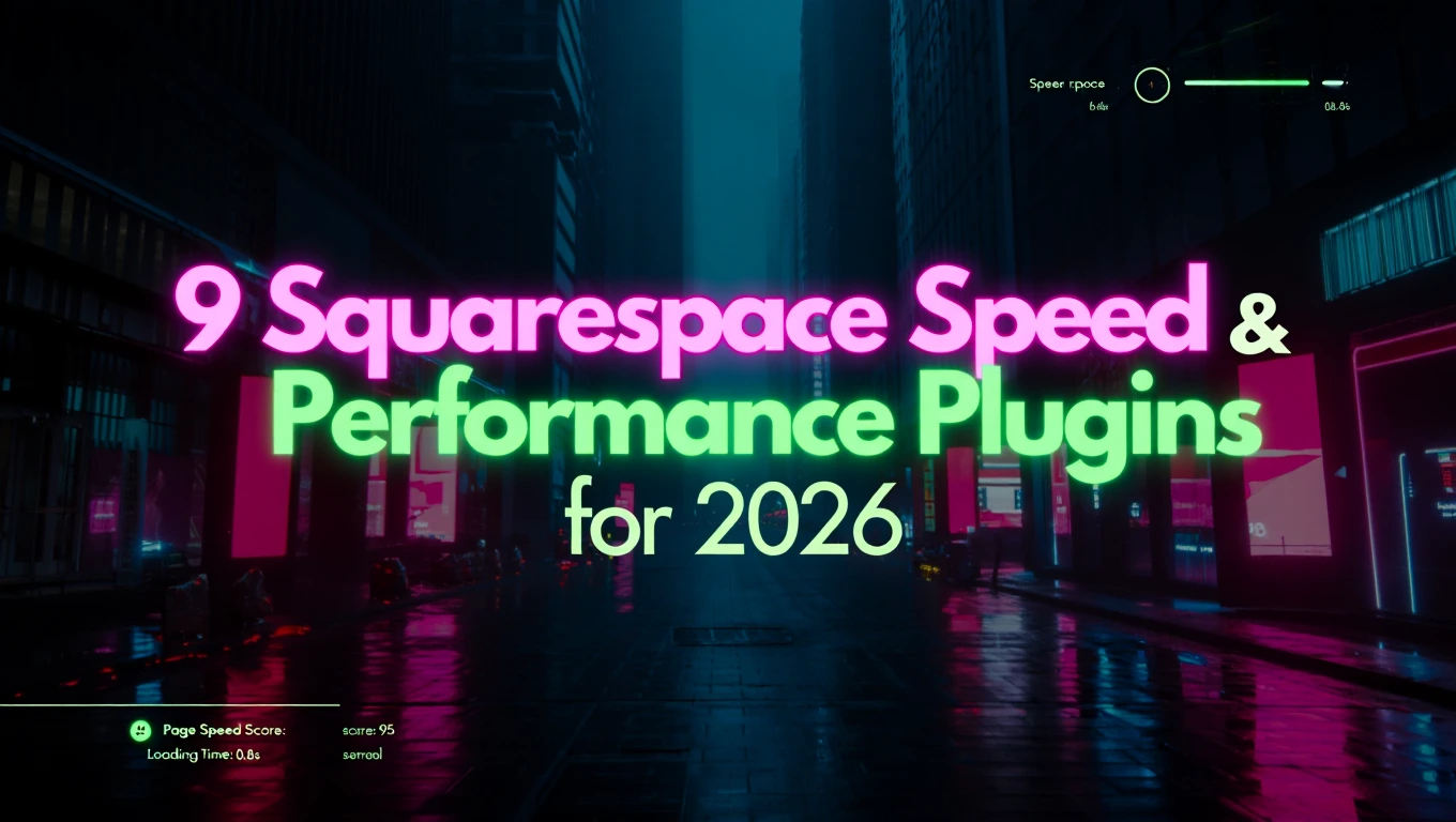 9 Squarespace Speed & Performance Plugins to Install to See Instant Gains